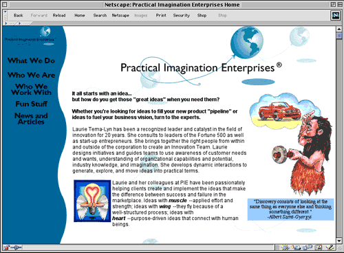 Practical Imagination Enterprises' home page
